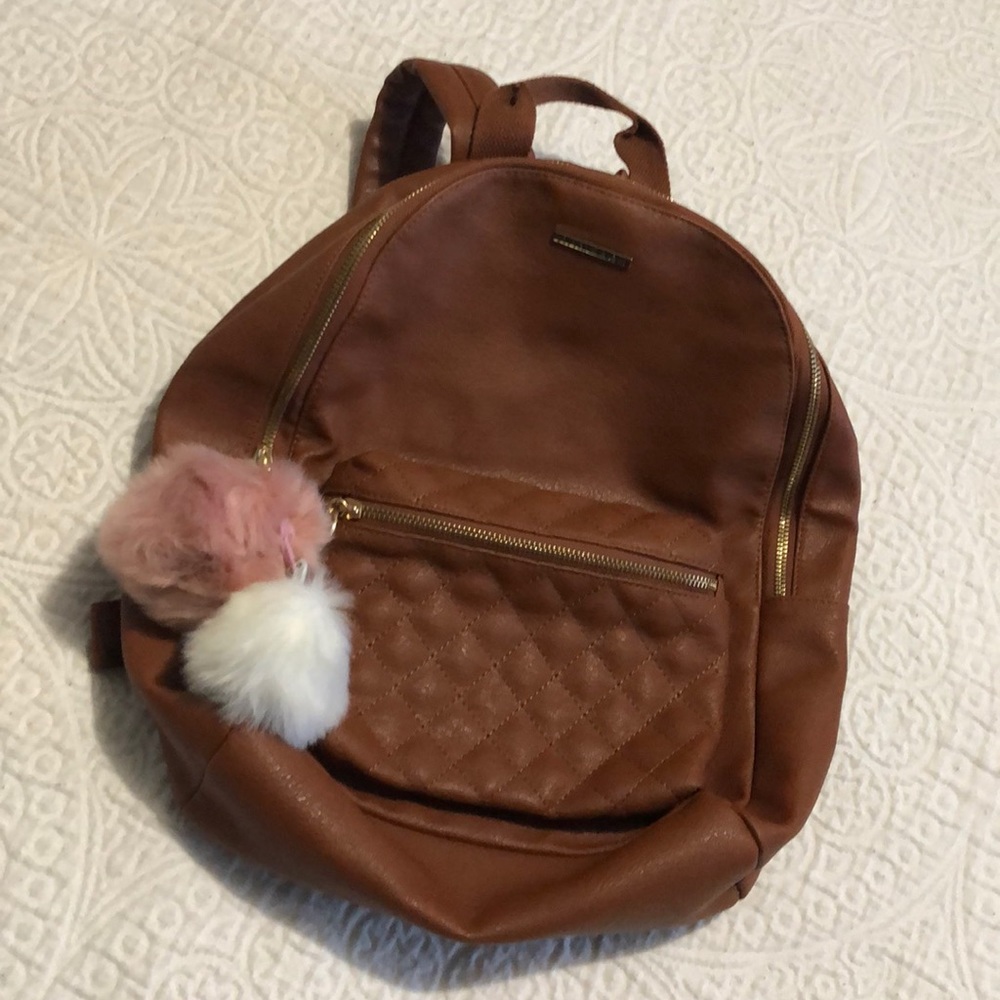 Brown backpack